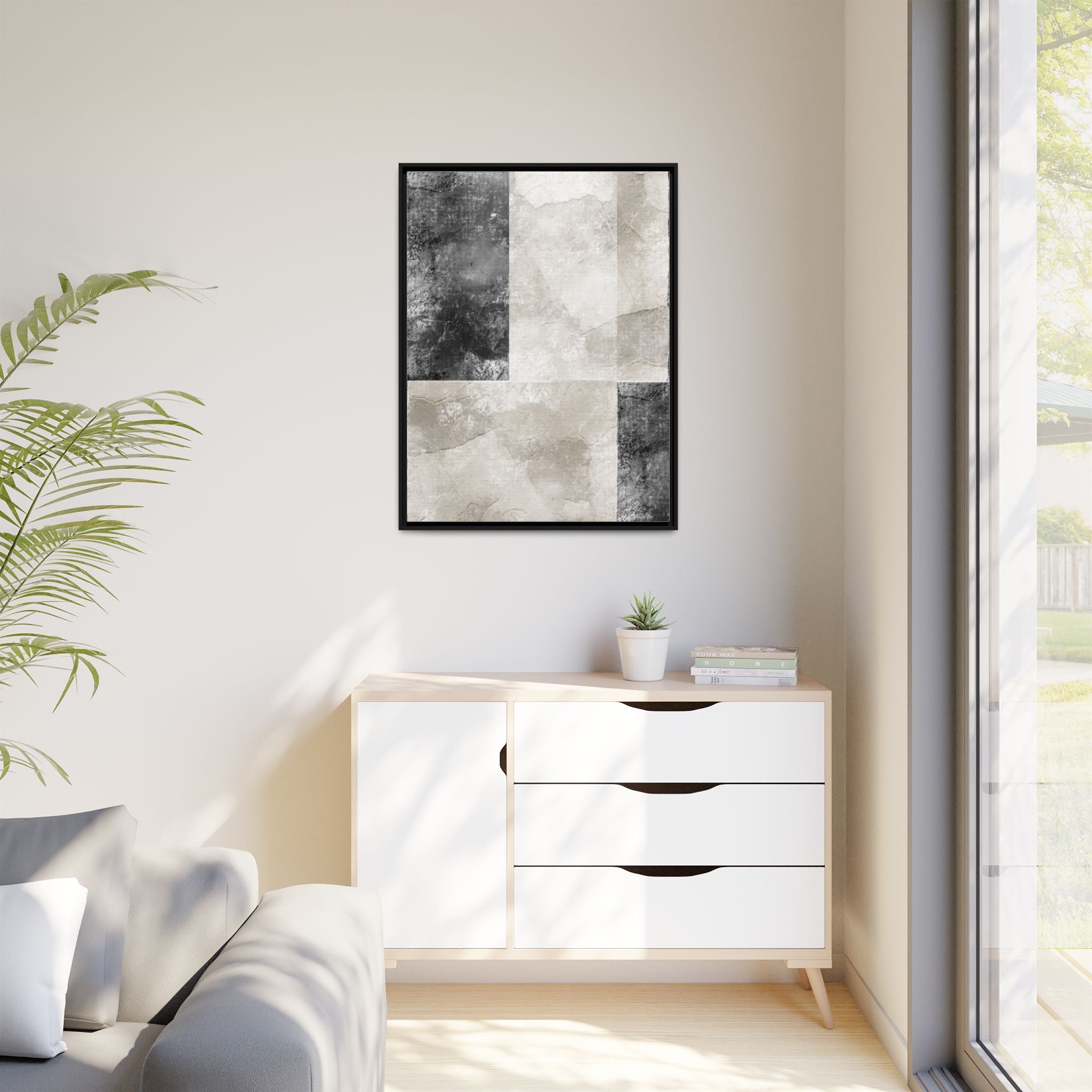 Matte Canvas, Framed (Multi-color)