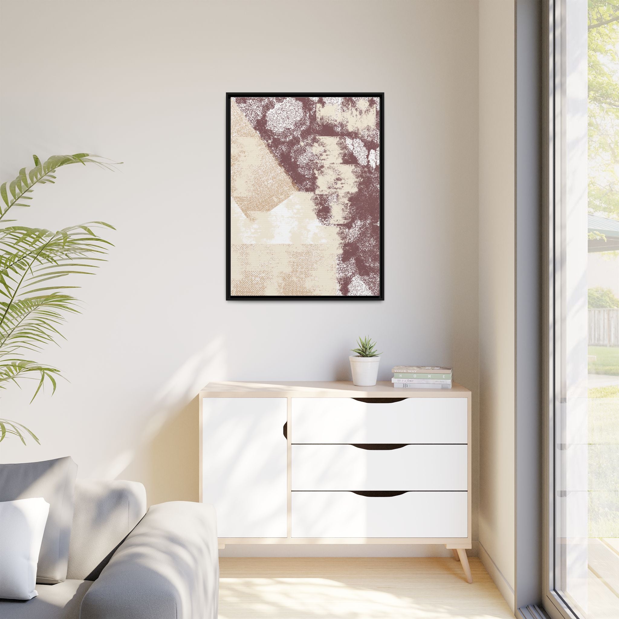 Matte Canvas, Framed (Multi-color)